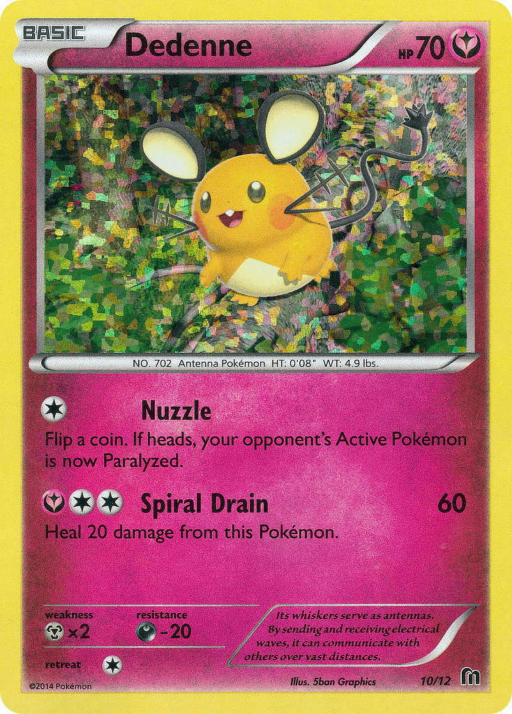 Dedenne Pokémon card