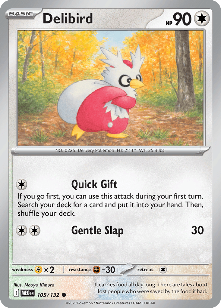 Delibird Pokémon card