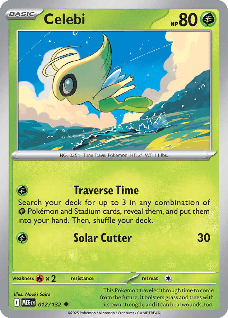 Celebi from Mega Evolution