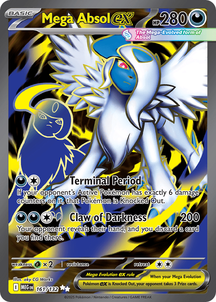 Mega Absol ex Pokémon card