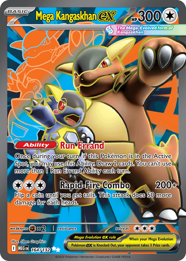 Mega Kangaskhan ex — Colorless type