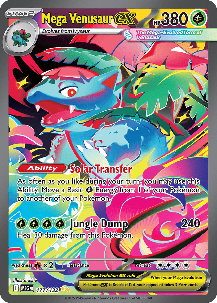 Mega Venusaur ex from Mega Evolution