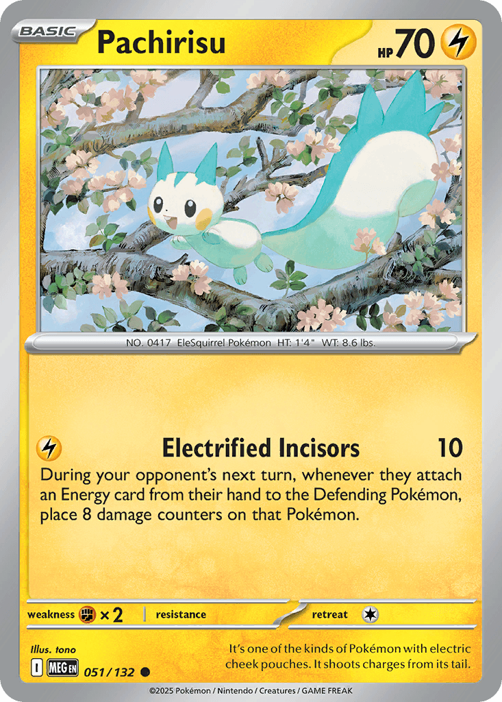 Pachirisu — Lightning type