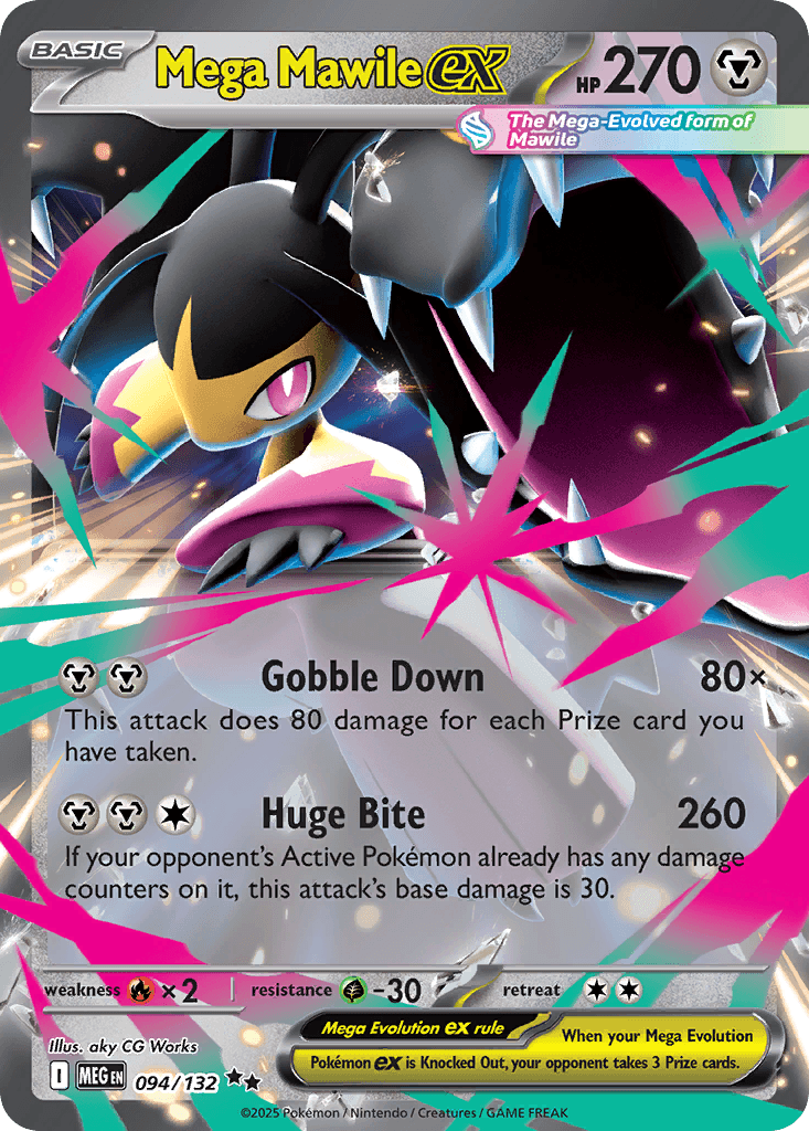 Mega Mawile ex Pokémon card