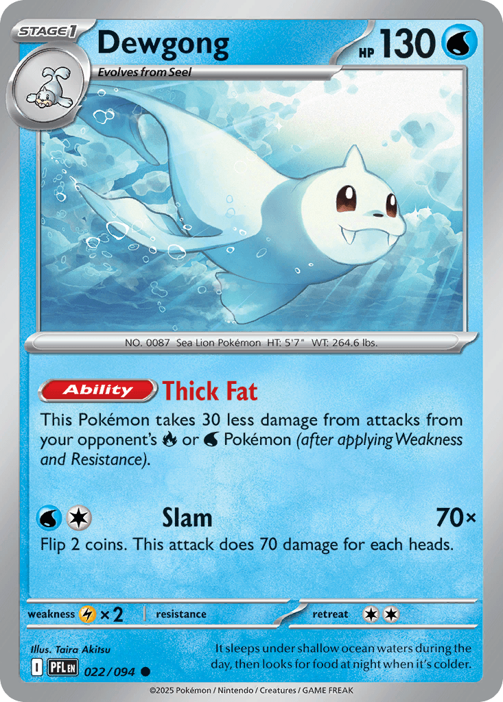 Dewgong — Water type