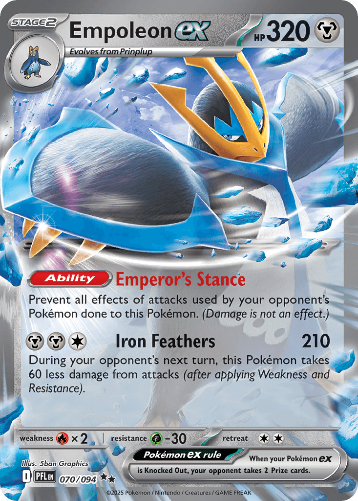 Empoleon ex — Metal type