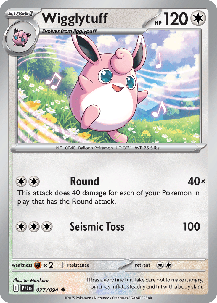 Wigglytuff — Colorless type