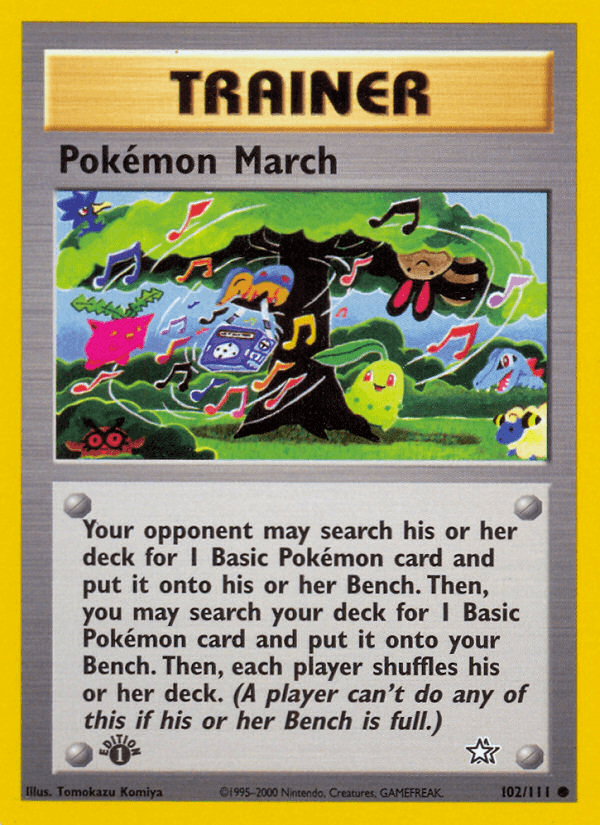 Pokémon March Pokémon card