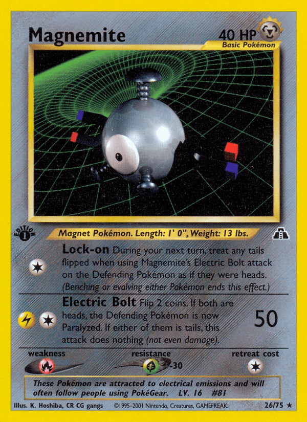Magnemite Pokémon card