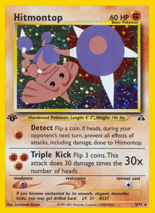 Hitmontop Pokémon card