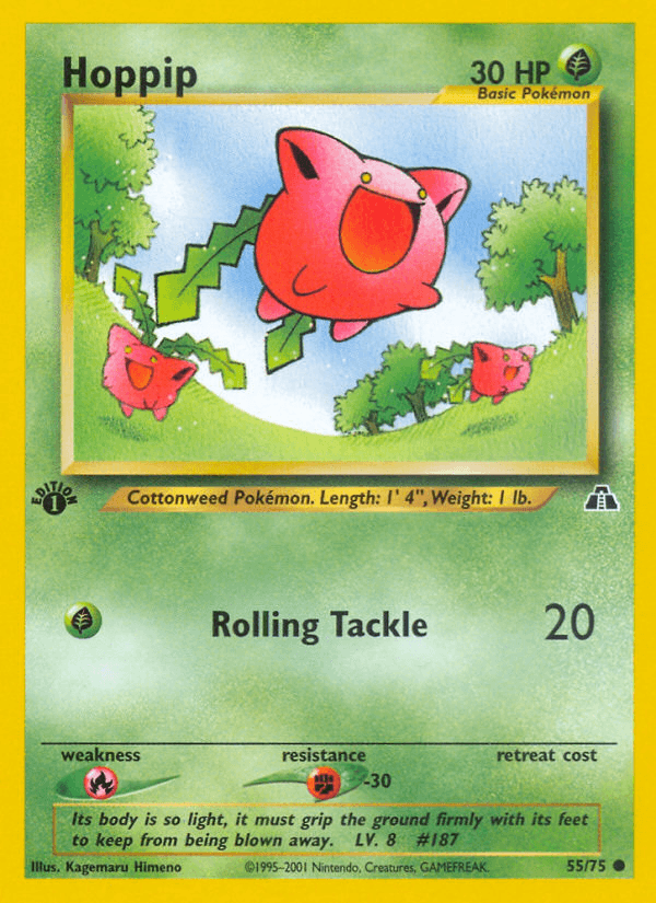 Hoppip Pokémon card