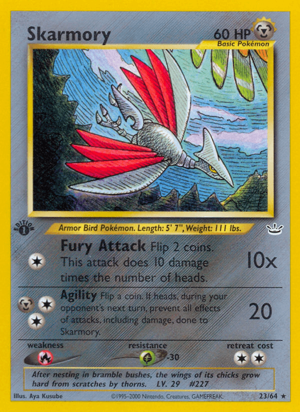 Skarmory Pokémon card