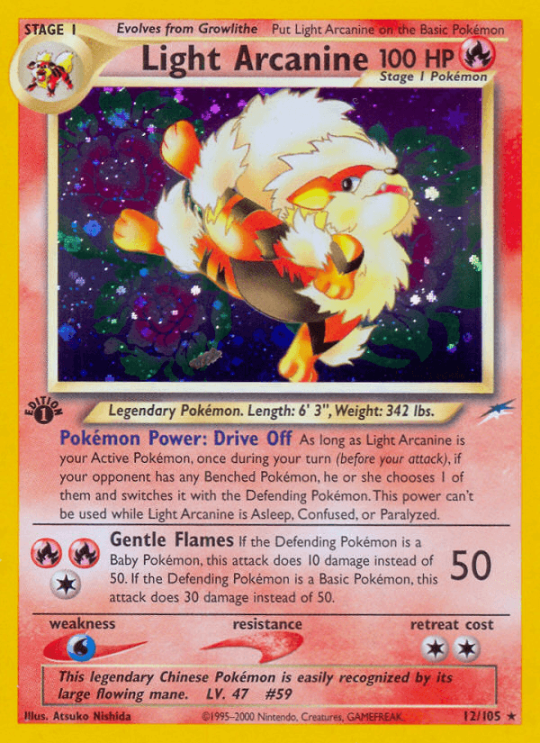 Light Arcanine from Neo Destiny