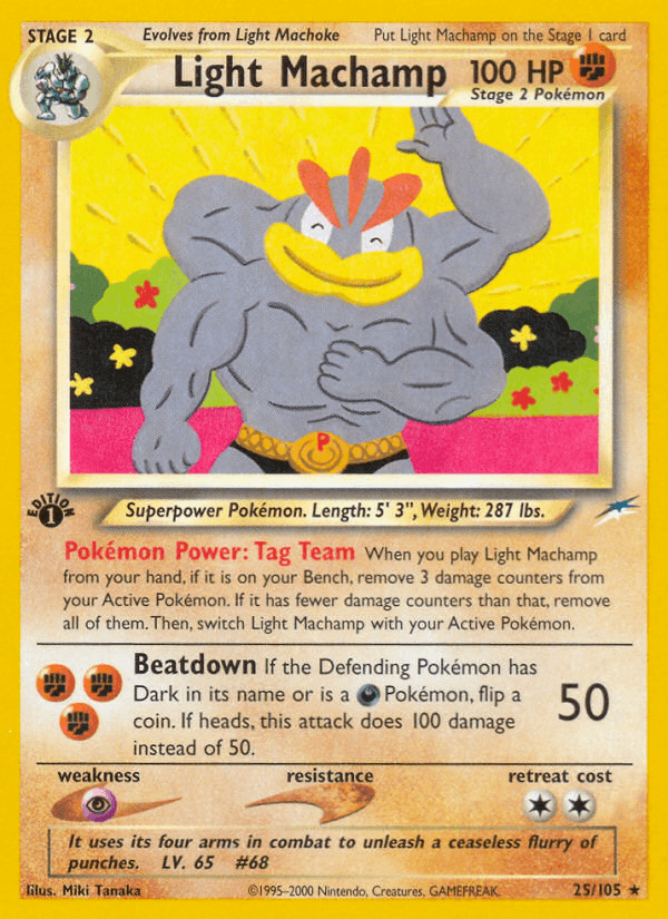 Light Machamp from Neo Destiny