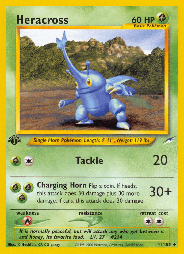 Heracross Pokémon card