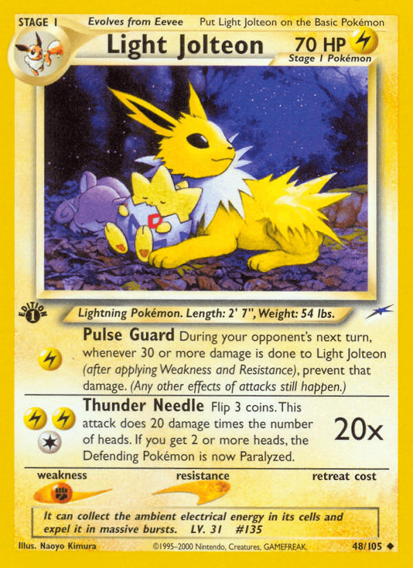 Light Jolteon from Neo Destiny