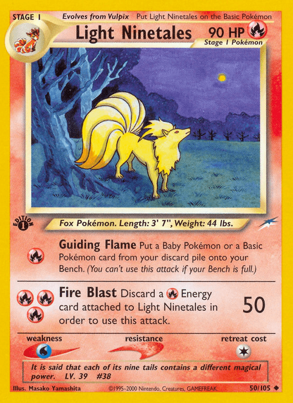 Light Ninetales from Neo Destiny