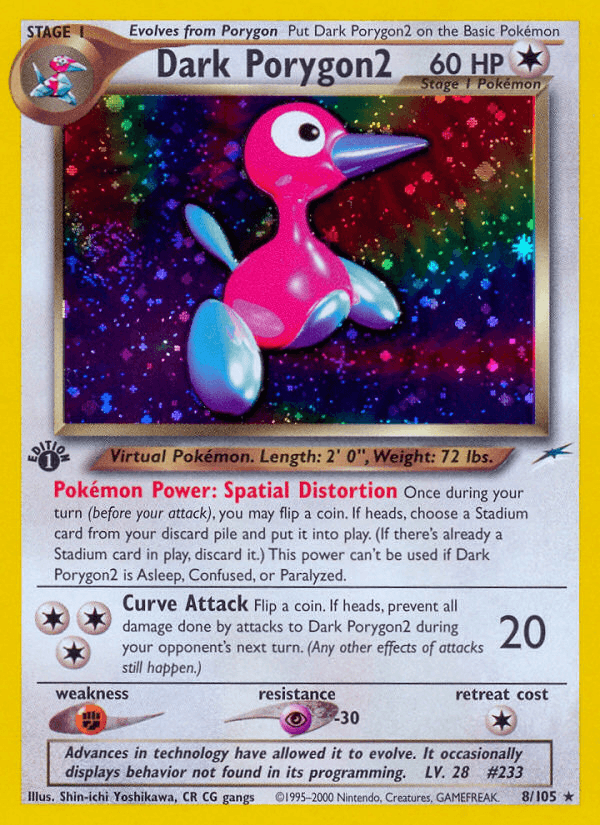Dark Porygon2 Pokémon card