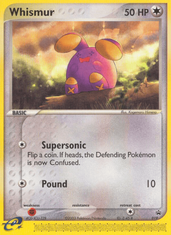 Whismur Pokémon card