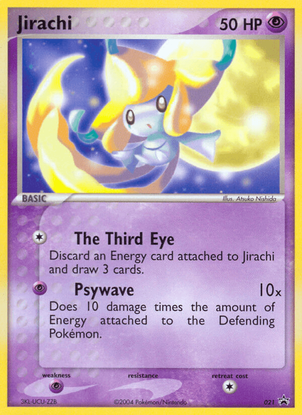 Jirachi Pokémon card