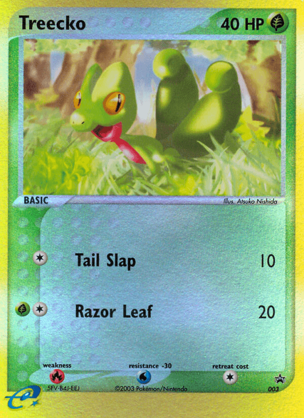 Treecko Pokémon card