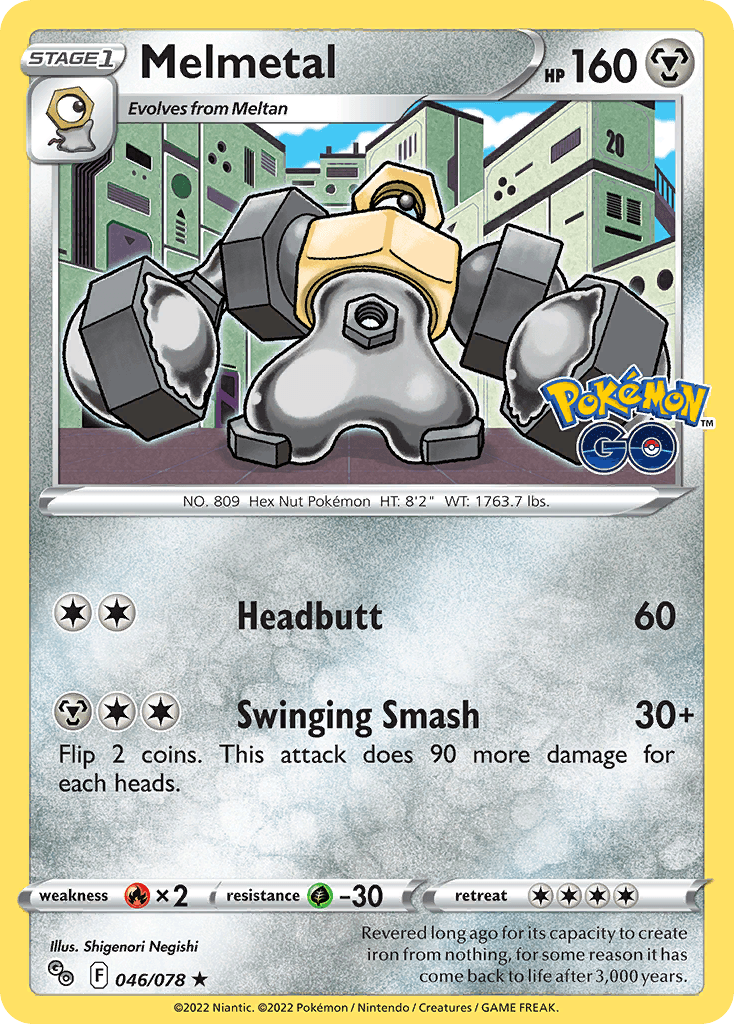 Melmetal Pokémon card