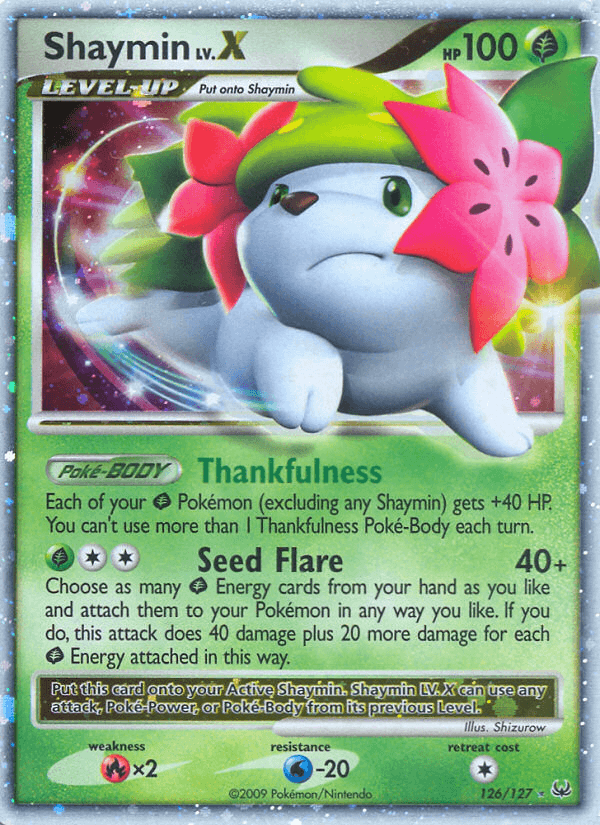 Shaymin LV.X — Rare Holo LV.X