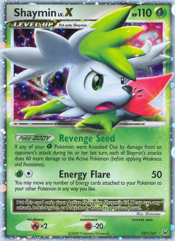Shaymin LV.X — Rare Holo LV.X