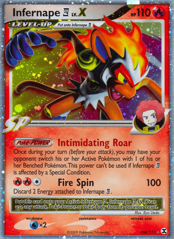Infernape E4 LV.X — Rare Holo LV.X
