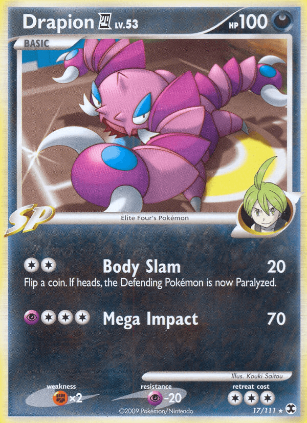 Drapion E4 Pokémon card