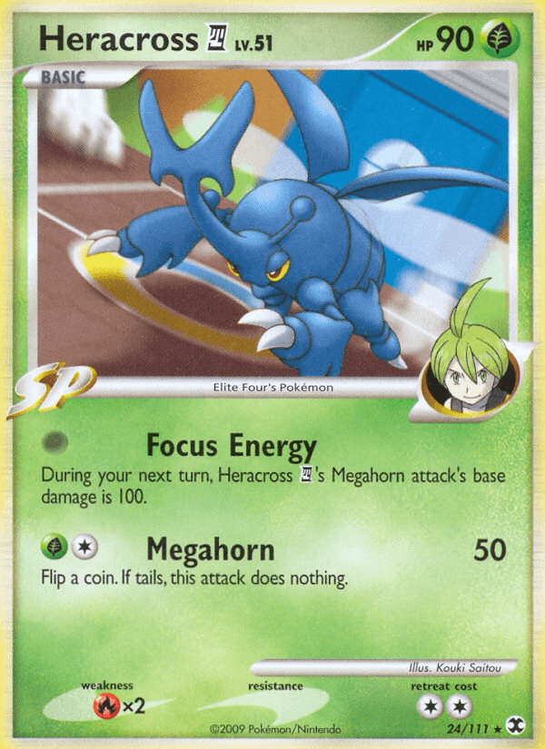 Heracross E4 Pokémon card