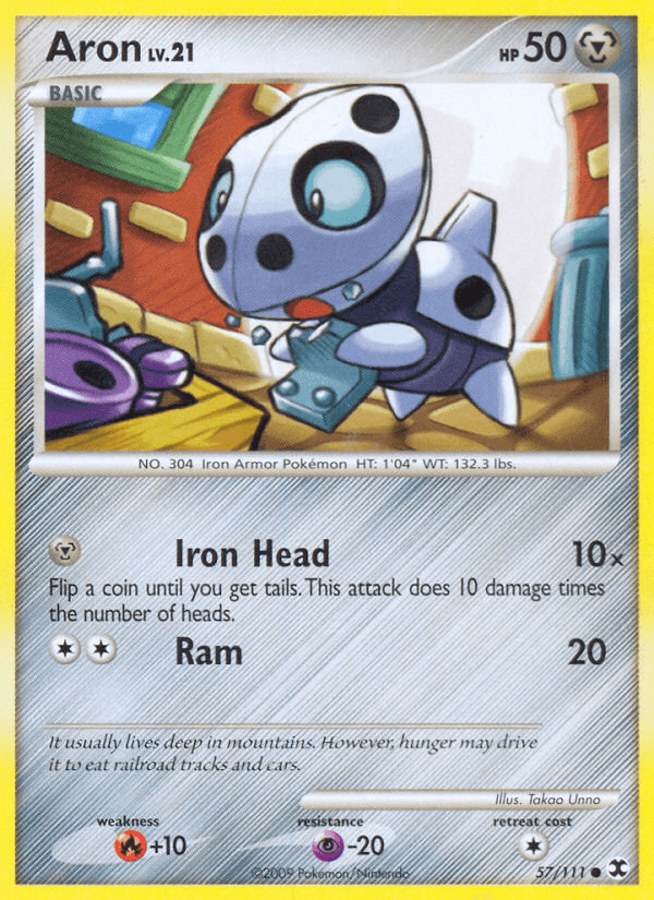 Aron Pokémon card