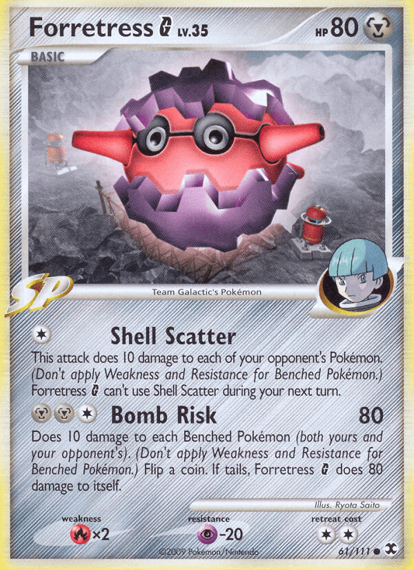 Forretress G Pokémon card