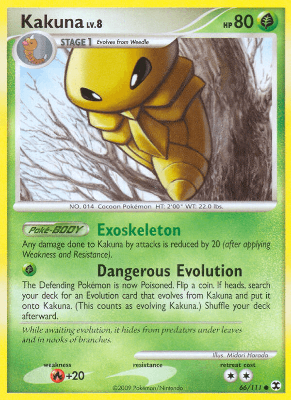 Kakuna Pokémon card