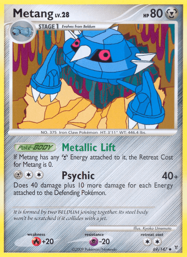 Metang Pokémon card