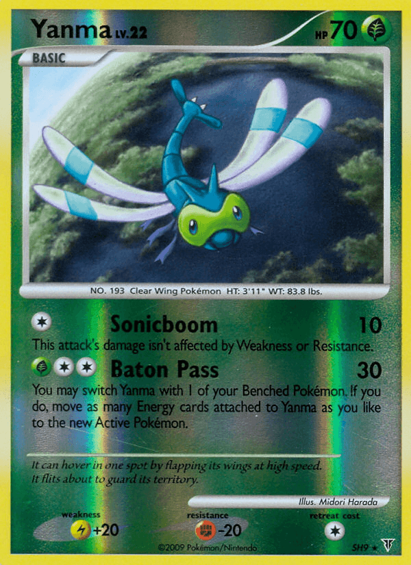 Yanma Pokémon card