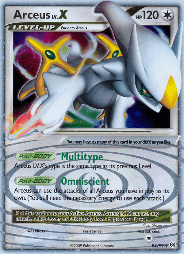 Arceus LV.X from Arceus
