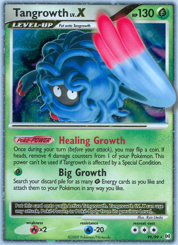 Tangrowth LV.X Pokémon card