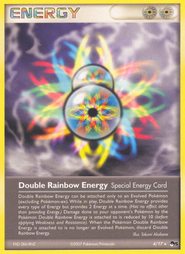 Double Rainbow Energy Pokémon card