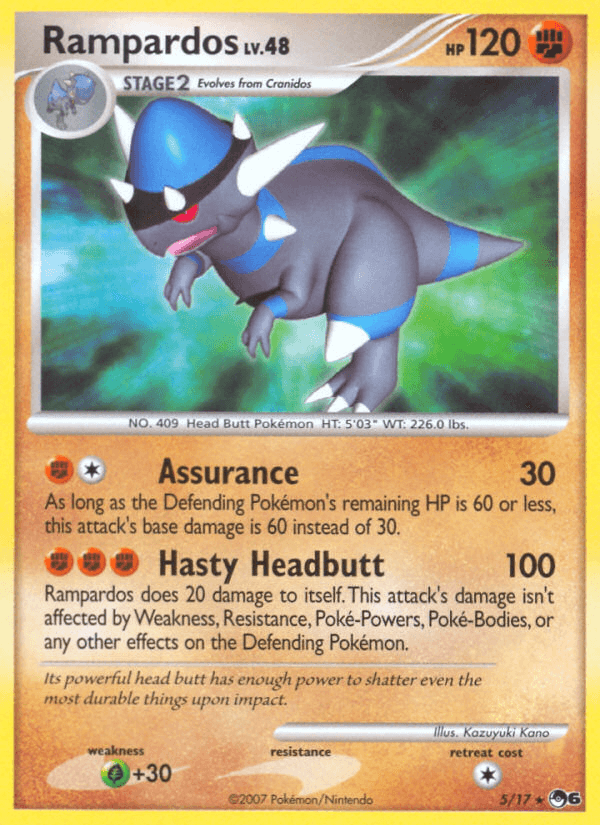 Rampardos Pokémon card