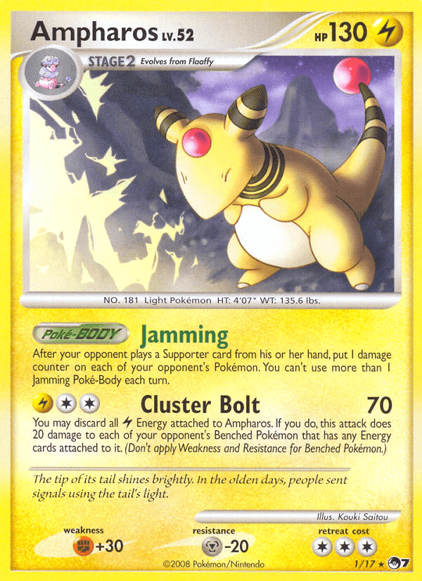 Ampharos Pokémon card