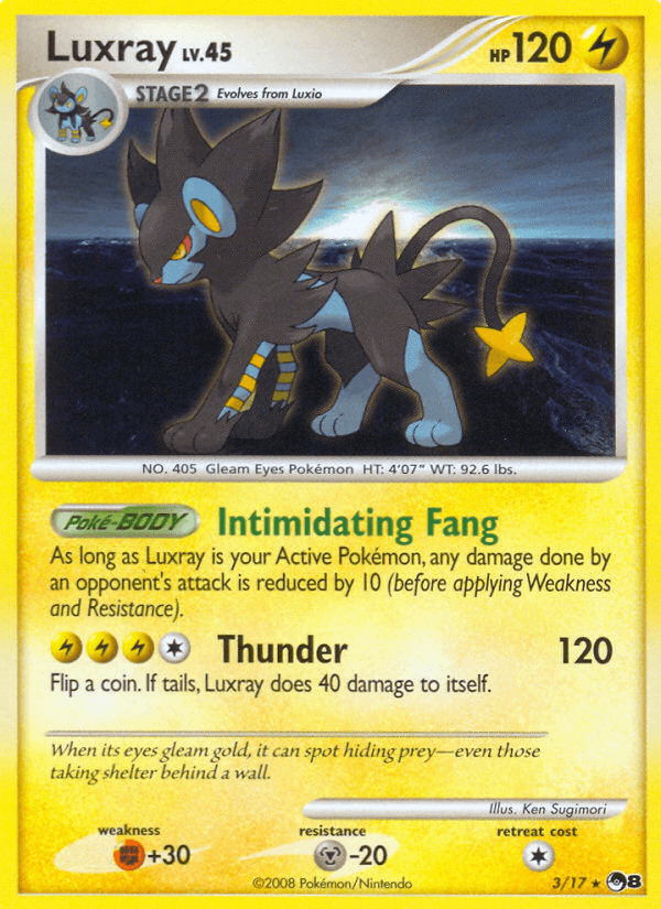 Luxray Pokémon card