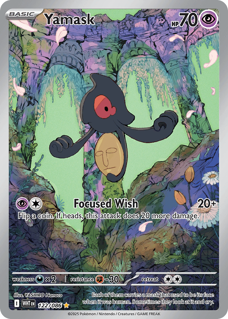 Yamask Pokémon card