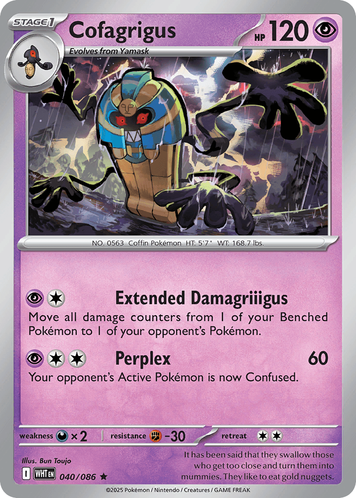 Cofagrigus Pokémon card