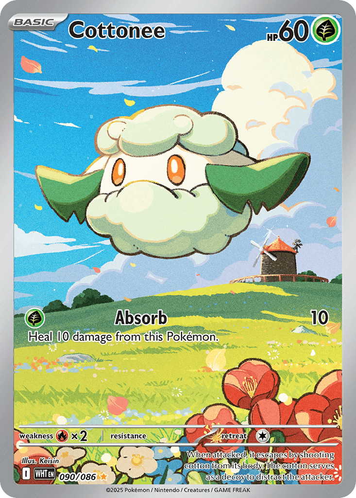 Cottonee Pokémon card