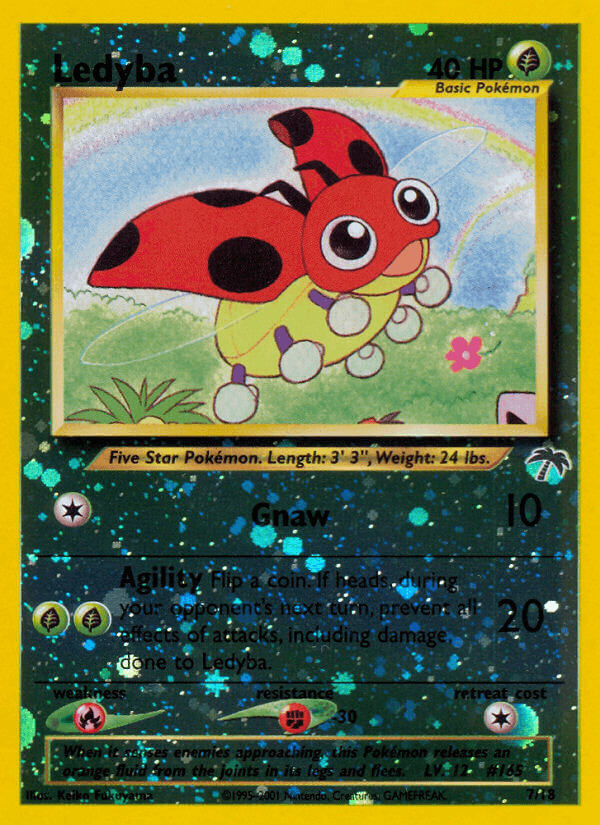 Ledyba Pokémon card