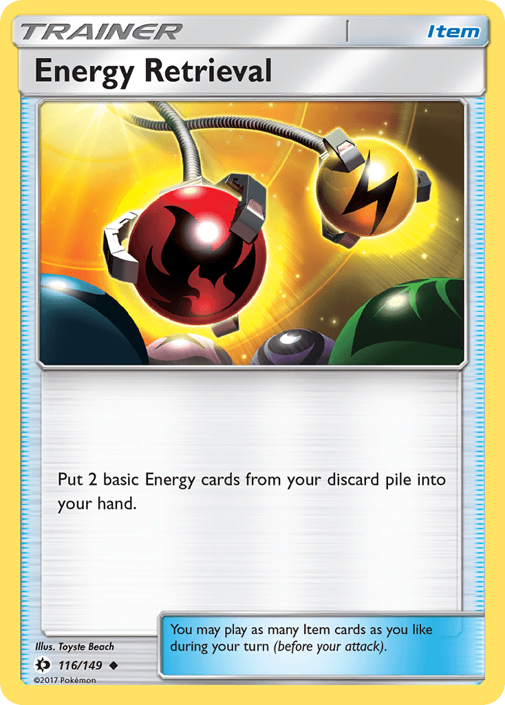 Energy Retrieval Pokémon card