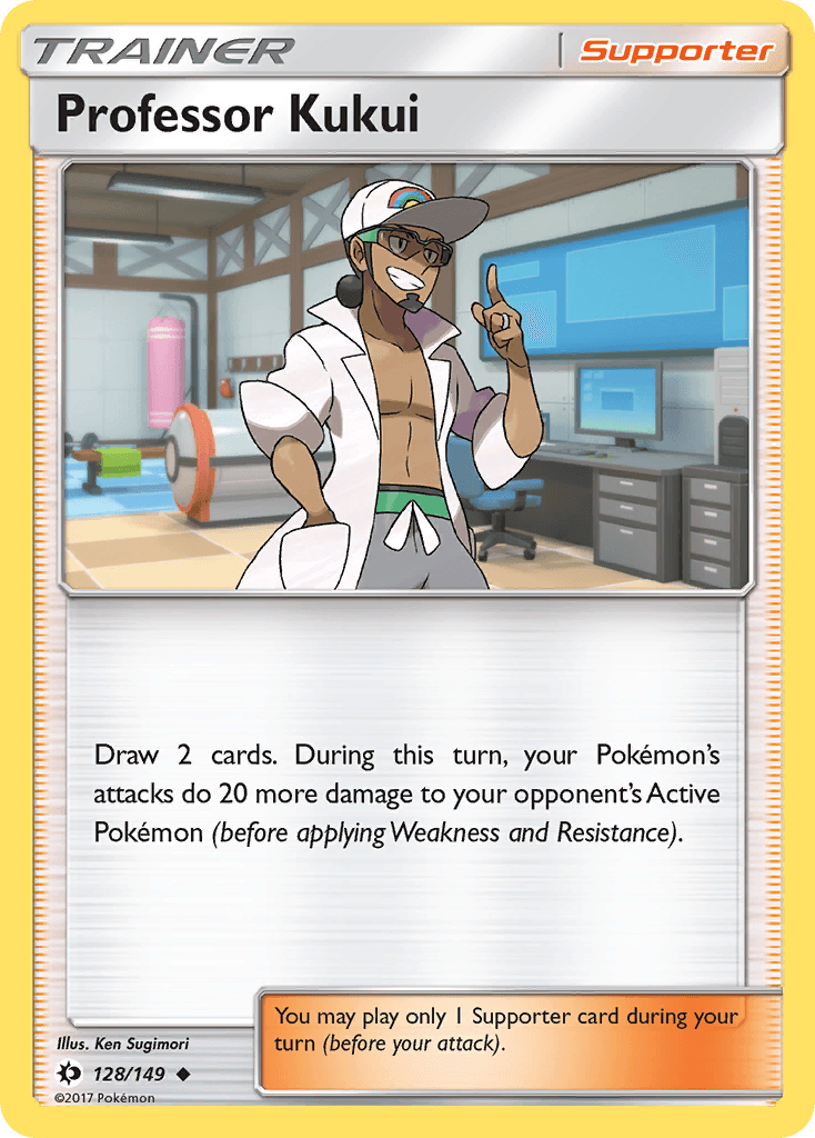 Professor Kukui Pokémon card