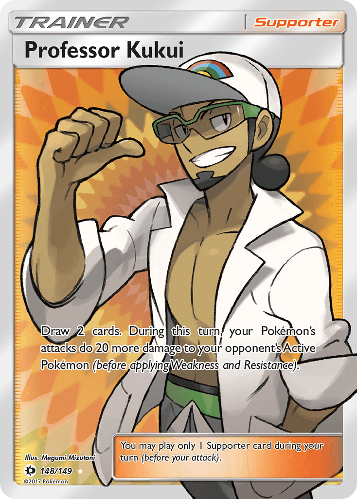 Professor Kukui Pokémon card