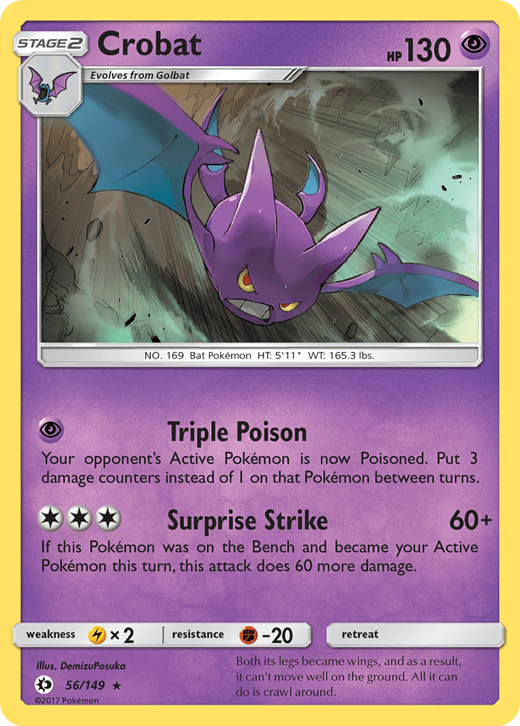 Crobat Pokémon card